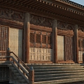 Chinese Ancient Architecture Super Palace 3d model