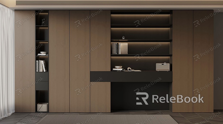 17 wardrobe Italian minimalist wardrobe model