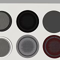 Stylish Wireless Speakers With Various Colors Mesh Fabric And LED Indicators