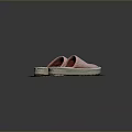 Soft Pink Fluffy Slippers with White Sole and Decorative Logo Design