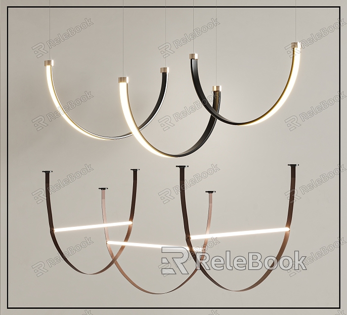 Pendant lamp combination model