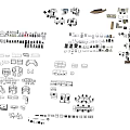 Hand Drawn Furniture Design Sketches Including Sofa Chair Table And Bed Types