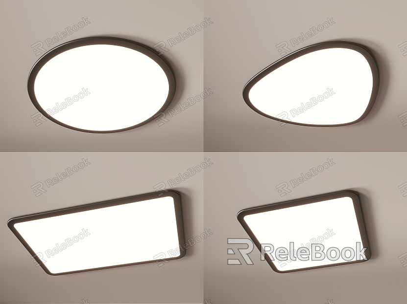 Modern ceiling lamp minimalist ceiling lamp bedroom lamp living room lamp simple ultra-thin combination model