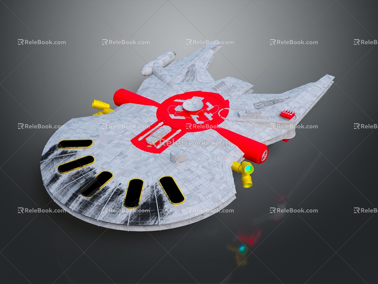 Modern Spaceship Spacecraft Spacecraft 3d model