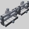 cnc linear guide CNC machine 3d model