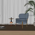 Leisure Chair Lazy Sofa 3d model