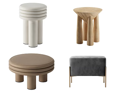 Modern Stool 3d model
