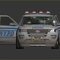 Police Car Police Car Police Car Special Vehicle City Car Special Vehicle 3d model