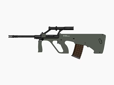 weapon pistol bullet sniper gun machine gun automatic rifle assault rifle 3d model