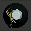 Traditional Dark Soy Sauce Bottle With Yellow String Decoration And Label