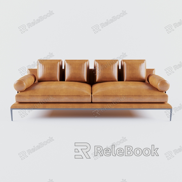 modern double sofa sofa model