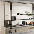 Modern Bookshelf 3d model
