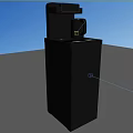 Modern Black Standing Water Dispenser As Home Daily Electrical Appliance