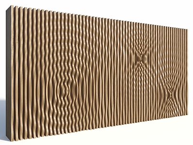 Modern background wall ripples ripple wall solid wood grille wall landscape wall special-shaped wall ripples ripple wall solid wood grille landscape wall 3d model