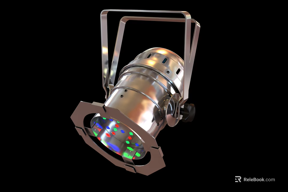Modern Metal Downlight Spotlight With Colorful LED Lighting And Decorative Design 3d model 