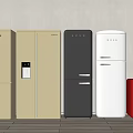 Stylish Refrigerators With Various Designs And Multiple Color Options For Modern Kitchen Spaces