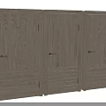 Wooden Hinged Doors With Natural Grain Modern Design For Home Interior Spaces