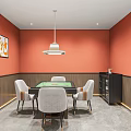 Chess and card room 3d model
