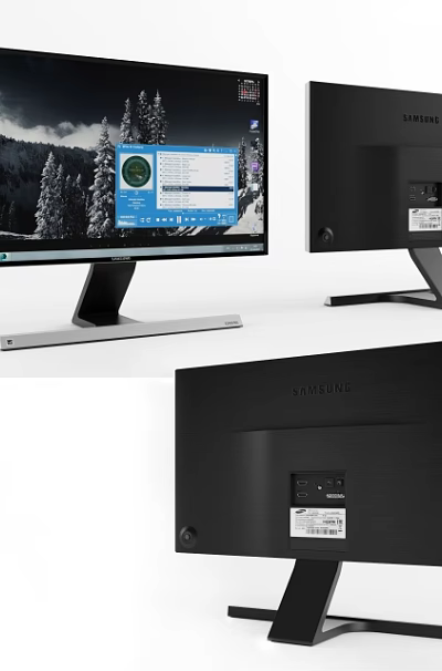 Samsung Computer Monitor With Modern Design And Multiple View Angles 3d model