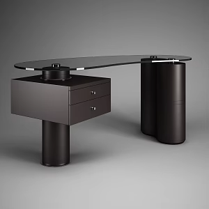 Modern Desk Office Desk Office Furniture 3d model