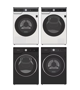 Modern washing machine drum washing machine intelligent washing machine 3d model
