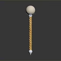 Scepter Ancient Scepter Cane Ancient Scepter Magic Scepter Metal Scepter Classical Scepter Magic Scepter 3d model