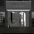 Modern Bright White Beauty Salon Interior With Nail Workstations And Elegant Reception Space Design