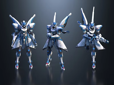 Robot Binding Action Robot Warrior Gundam Mecha Man Science Fiction Man Transformers Mecha Warrior Future Warrior Iron Man Robot 3d model