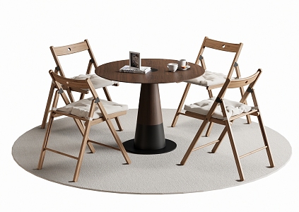 Modern Leisure Tables and Chairs Negotiation Tables and Chairs Dining Tables and Chairs 3d model