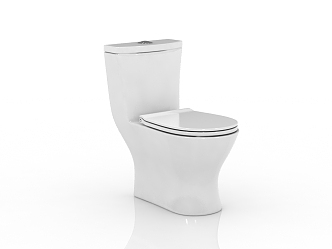 Modern toilet seat 3d model