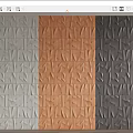 Modern background wall three-dimensional wall brick 3d model