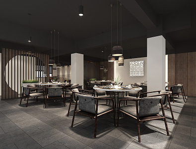 New Chinese Restaurant 3d model