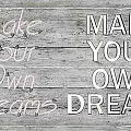 Pink And White Decorative Lights With Inspiring Word Design On Wooden Background Creating Inspiring Decor
