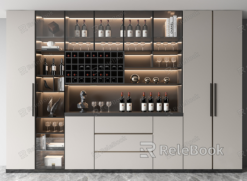 Modern Wine Cabinet model