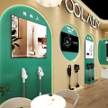 Stylish YOOLADY Brand Exhibition Booth Design For Smart Modern Household Cleaning Appliances