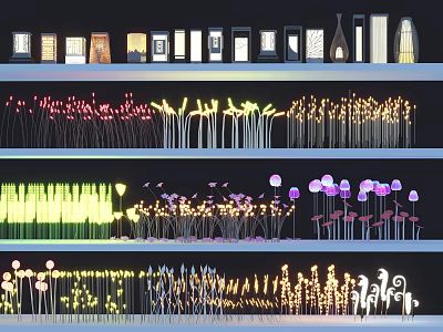 Modern landscape lamp 3d model