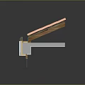 Building Roof Structure Cross Section With Wooden Frame Insulation And Tiles