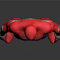 Spider Man 3D Character In Red Blue Suit With Spider Logo And Detailed Design
