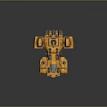 Modern Spaceship Spacecraft 3d model