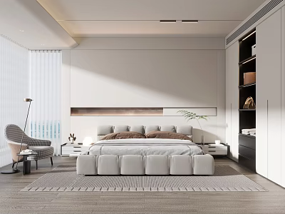 Modern Bedroom Home Bedroom 3d model Modern Bedroom Home Bedroom 3d model