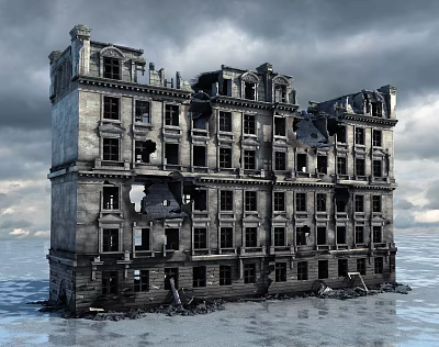 Industrial LOFT Ruins 3d model