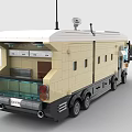 LEGO Toy Blocks Mobile Fortress RV Heavy Duty RV 3d model