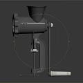 Sturdy Metal Manual Meat Grinder Hand Crank Design Kitchen Appliance For Home Use
