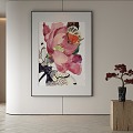 modern decorative painting 3d model