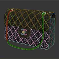 Chanel Black Quilted Handbag With Gold Chain Strap And CC Logo