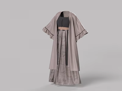 New Chinese Hanfu 3d model
