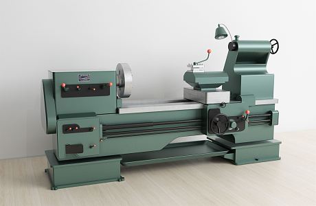 Modern Lathe Equipment Lathe Equipment 3d model