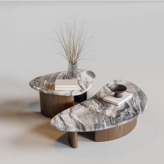 Modern coffee table 3d model