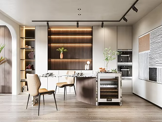 Modern Restaurant 3d model