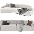 Modern Combination Sofa Multiplayer Sofa Combination 3d model